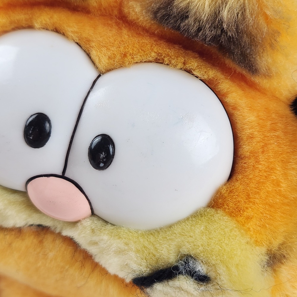 Vintage 1981 Dakin Garfield Plush Valentine Heart Bouquet Anniversary - Picture 5 of 10